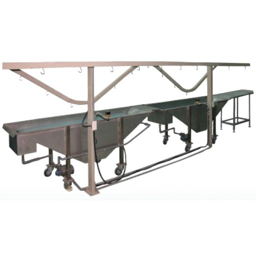 Automatische wasboomreinigingstank